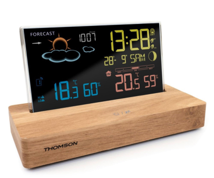 Stacja pogodowa Thomson CT610 z budzikiem